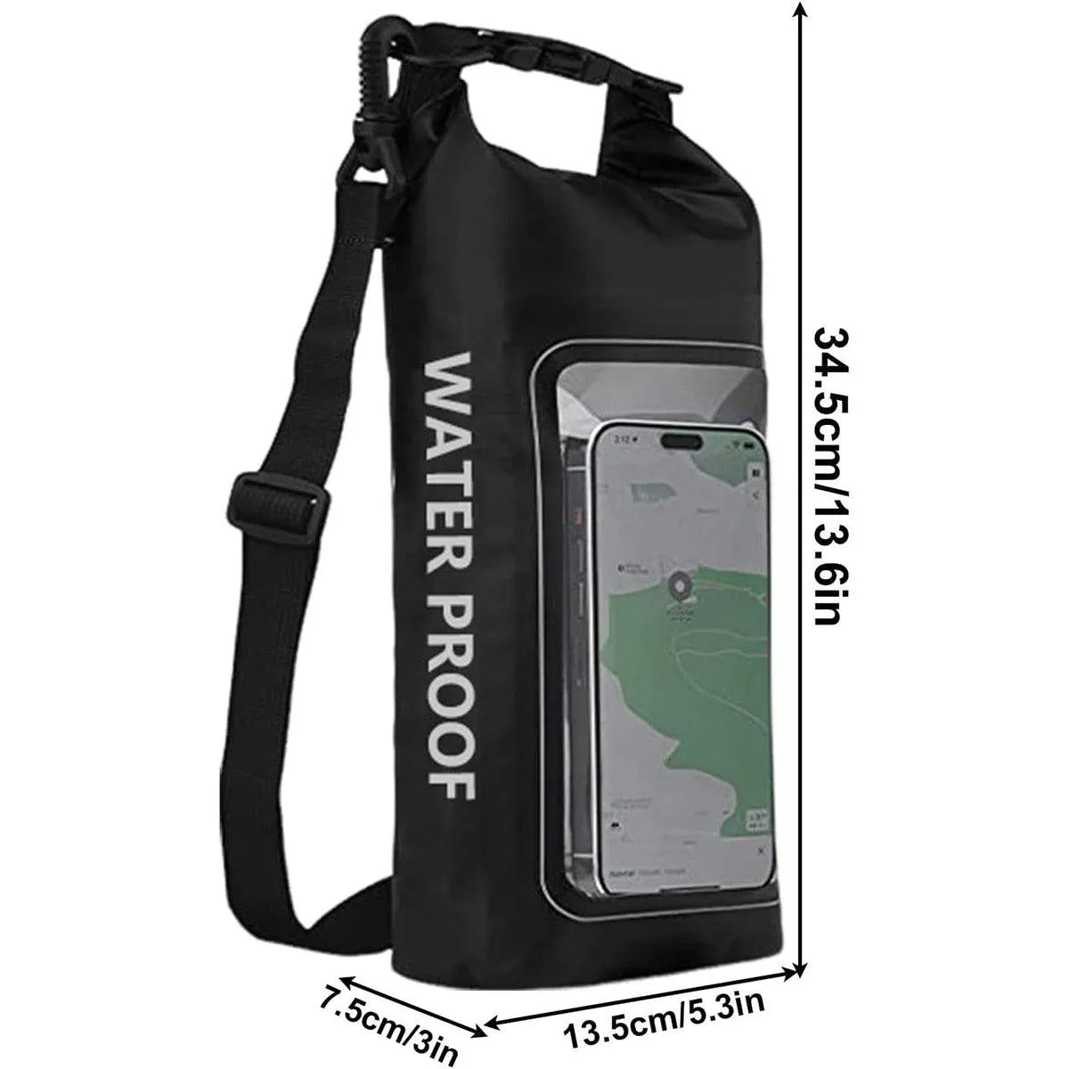 Outdoor Crossbody Bag Two-in-One Mobile Phone Waterproof Bag PVC Swimming