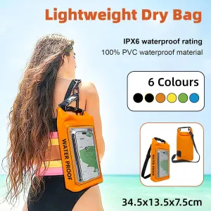 Outdoor Crossbody Bag Two-in-One Mobile Phone Waterproof Bag PVC Swimming