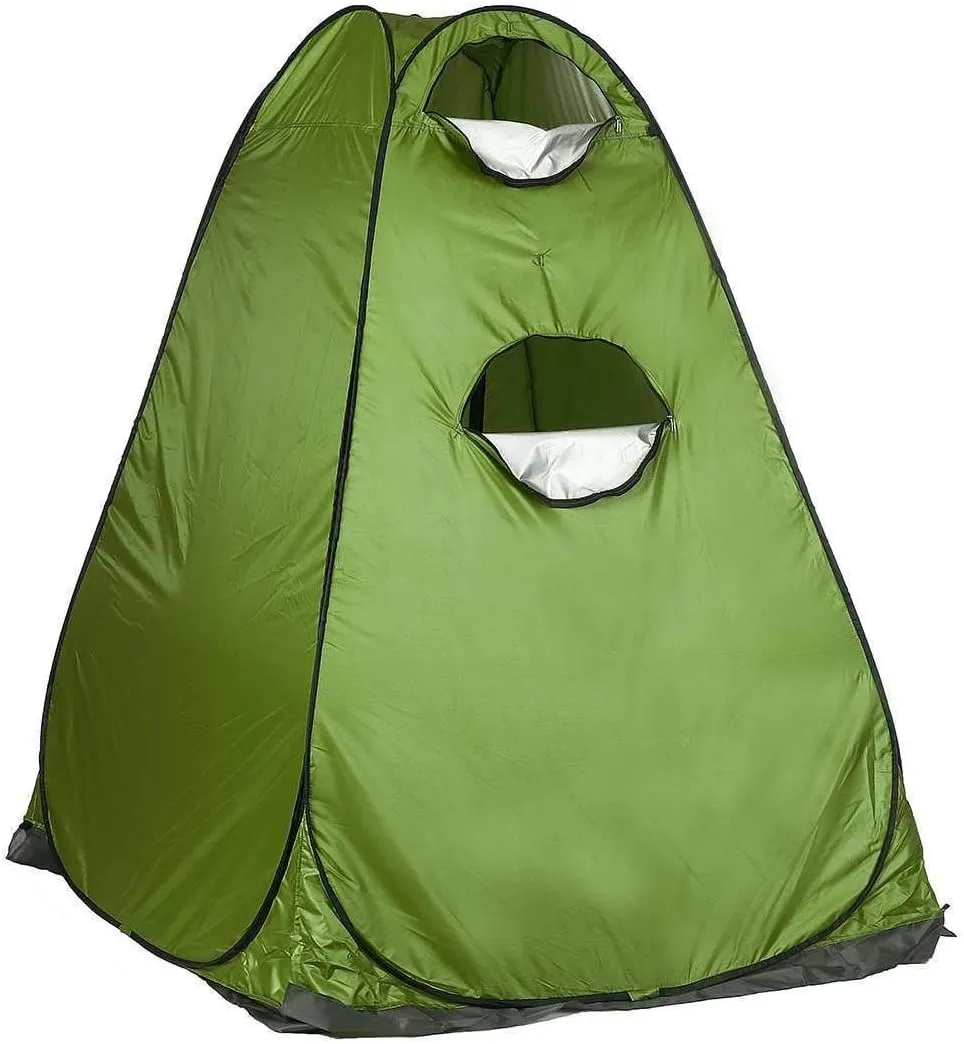 Outdoor Tent Large Size Tent Waterproof Sunscreen 2 Person Camping Tent Double Layers Aluminum Rod 3 Season Outdoor Travel Beach Tent