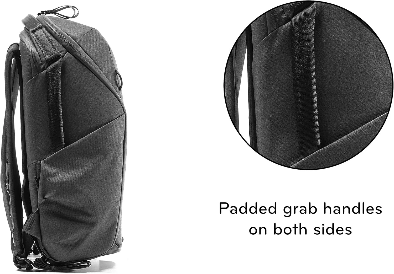Peak Design Everyday Backpack Zip 15L Black, Carry-on Backpack with Laptop Sleeve (BEDBZ-15-BK-2)