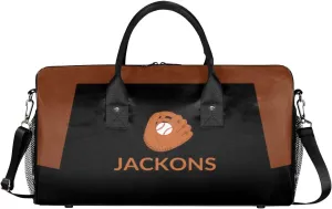 Personalized Gym Bag for Men & Women Baseball Duffel Bag with Custom Text, Duffle Bag for Travel, Fitness & Workout, Sports Gifts for Men
