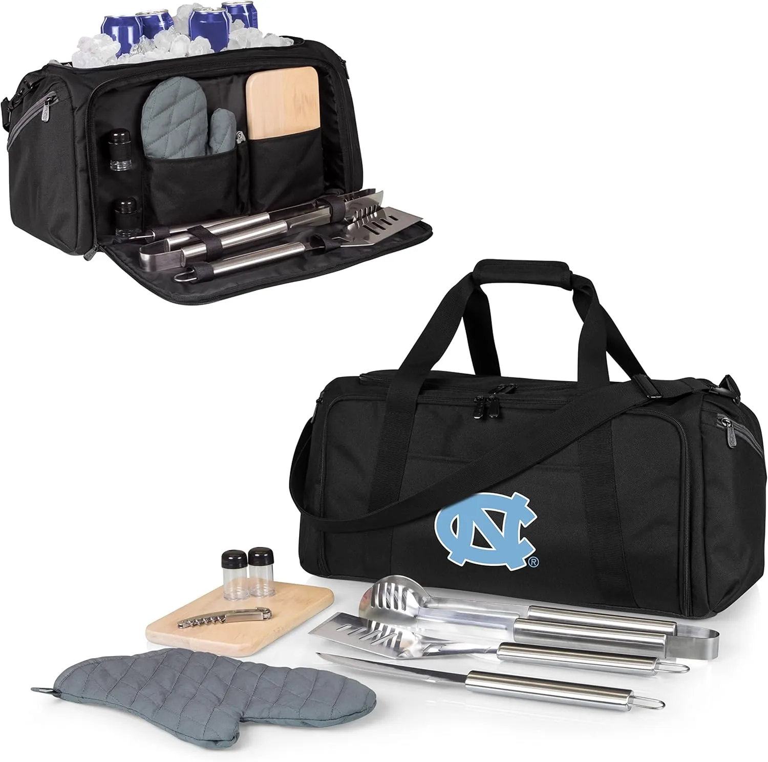 PICNIC TIME NCAA BBQ Kit Cooler Tote with Barbecue & Accessories