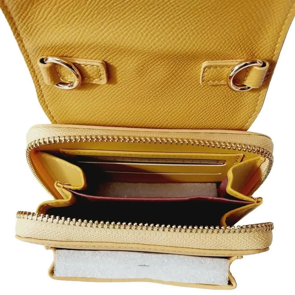 Pierre Loues Yellow Multipocket Wallet