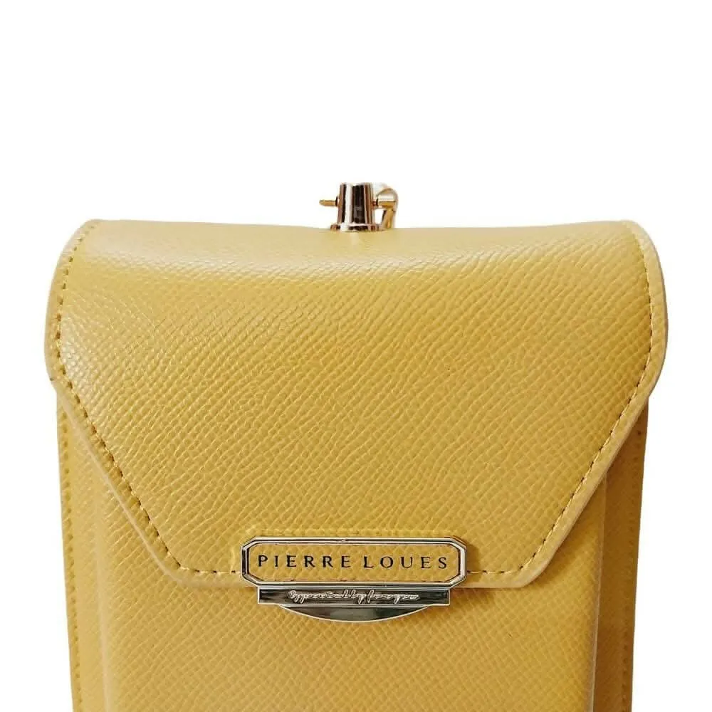 Pierre Loues Yellow Multipocket Wallet