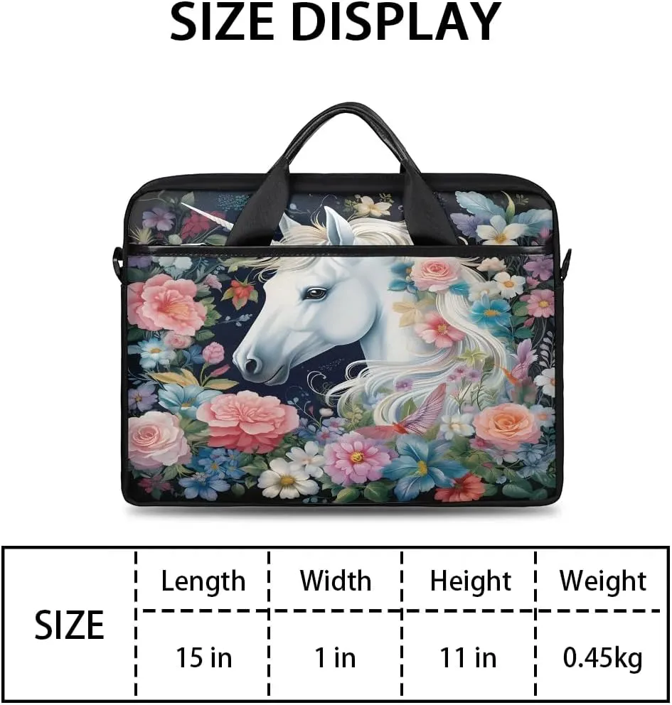 Piggy Pink 15 Inch Laptop Bag Laptop Shoulder Bag Computer Cases for Laptops or Tablets