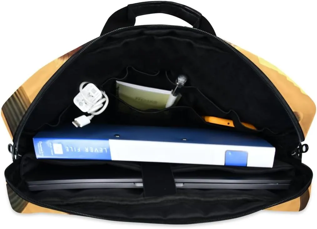 Pirate Skull Colorful Laptop Case 15.6 Inch Shoulder Messenger Bag Laptop Sleeve Case for Work Travel