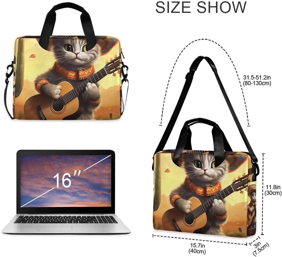 Pirate Skull Colorful Laptop Case 15.6 Inch Shoulder Messenger Bag Laptop Sleeve Case for Work Travel