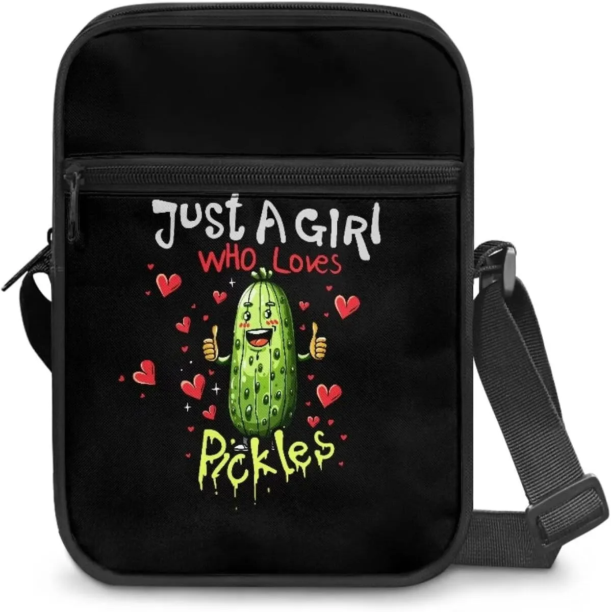 Poceacles Small Sling Bag Cross Body Purse Shoulder Messenger Bag for Women Men Zipper Phone Handbags Waist Bag Crossbody Bag