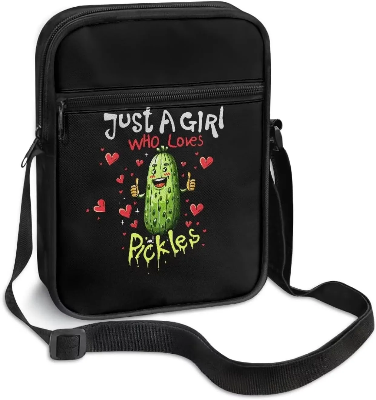 Poceacles Small Sling Bag Cross Body Purse Shoulder Messenger Bag for Women Men Zipper Phone Handbags Waist Bag Crossbody Bag