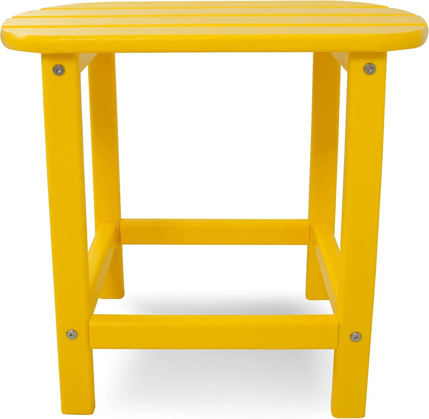 POLYWOOD SBT18LE South Beach 18" Outdoor Side Table, Lemon
