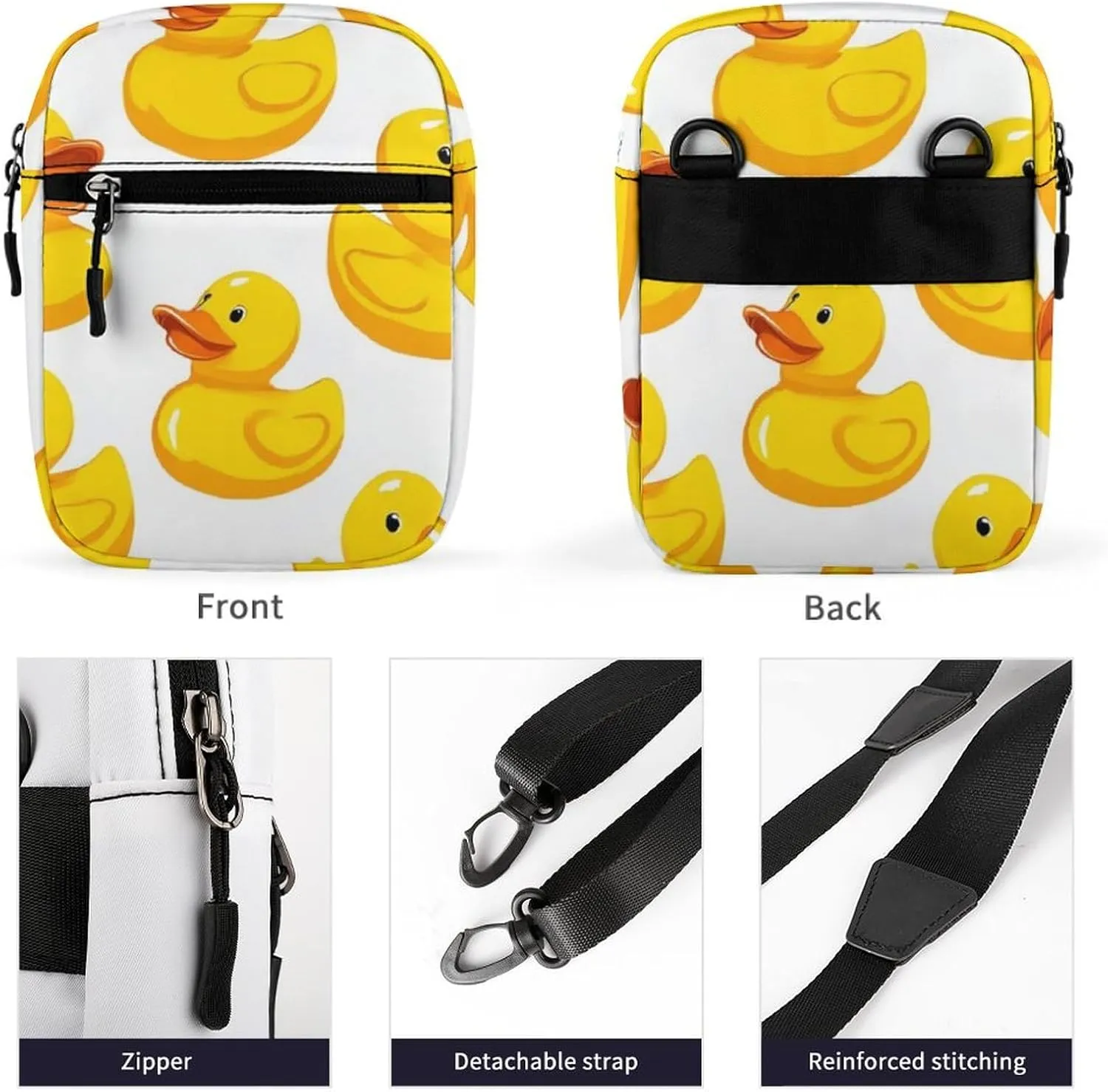 Portable Crossbody Shoulder Bag for Women, Travel Mini Pouch Waterproof Casual Zipper Cell Phone Purse