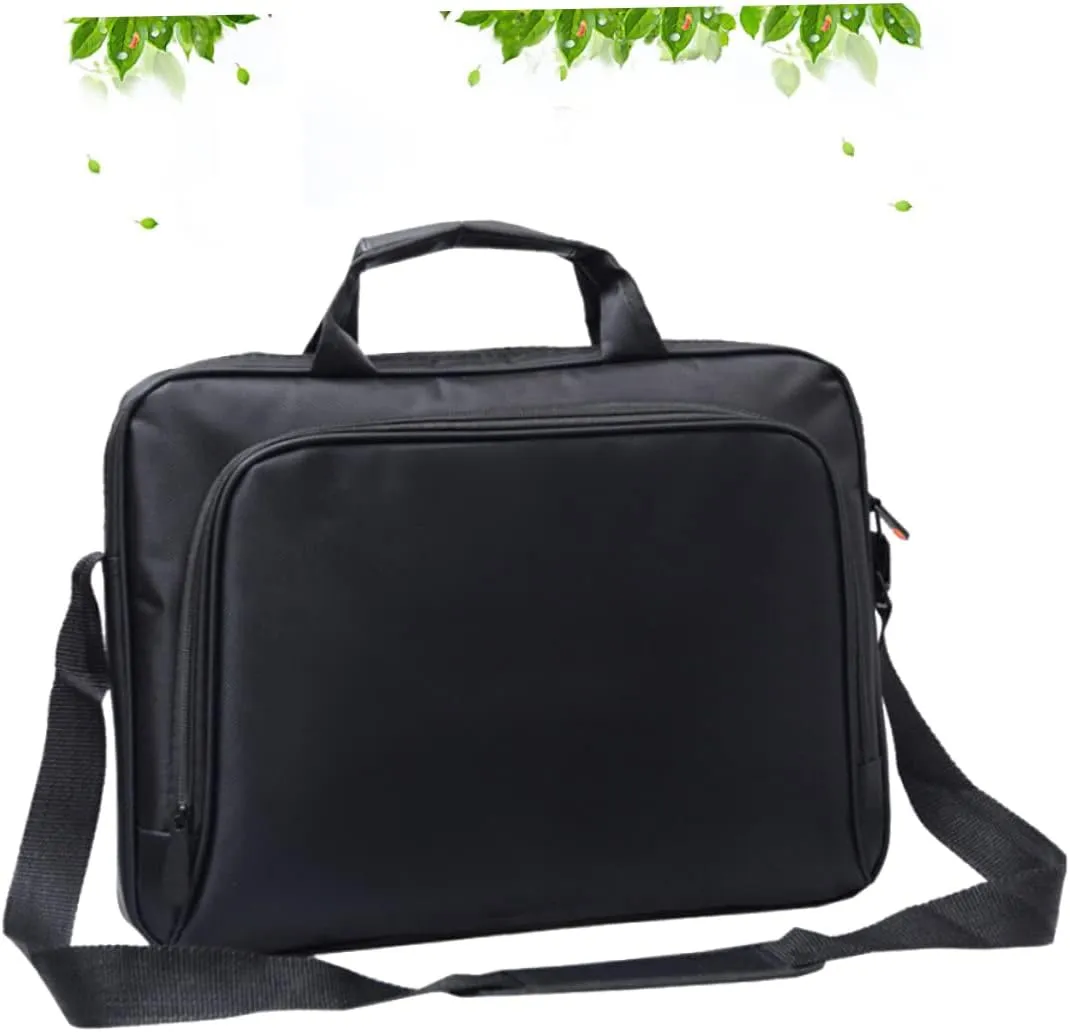 Portable Laptop Handbag with Shoulder Strap Durable Cloth Material Strong Protection for Notebook for Business Trips and Travel