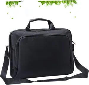 Portable Laptop Handbag with Shoulder Strap Durable Cloth Material Strong Protection for Notebook for Business Trips and Travel