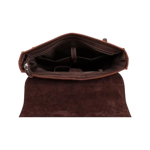 Premium Buffalo Leather Laptop Bag - Durable Avanzar Leather