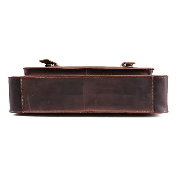 Premium Buffalo Leather Laptop Bag - Durable Avanzar Leather