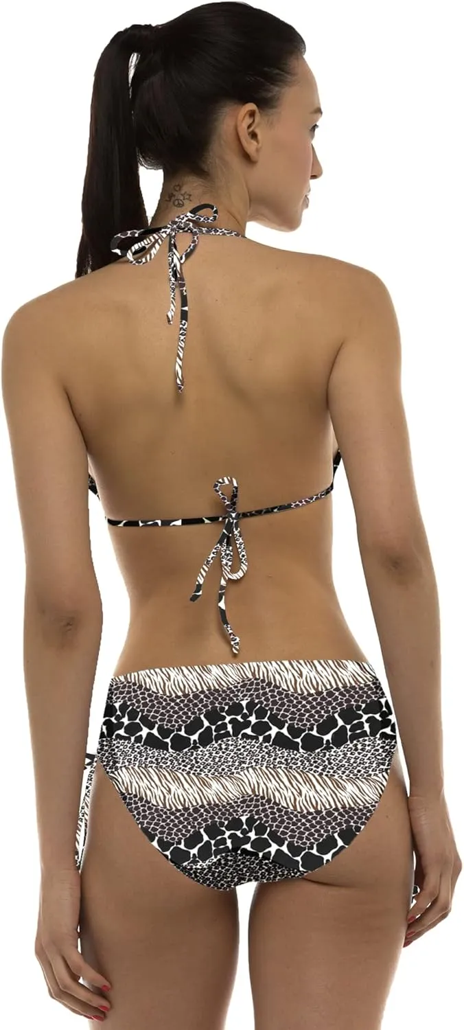 Private Island Hawaii UPF50  Women Rash Guard Triangle Stringer Workout Bikini Bottom (SBB)