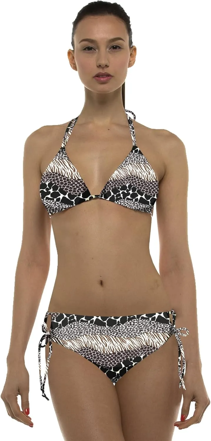 Private Island Hawaii UPF50  Women Rash Guard Triangle Stringer Workout Bikini Bottom (SBB)