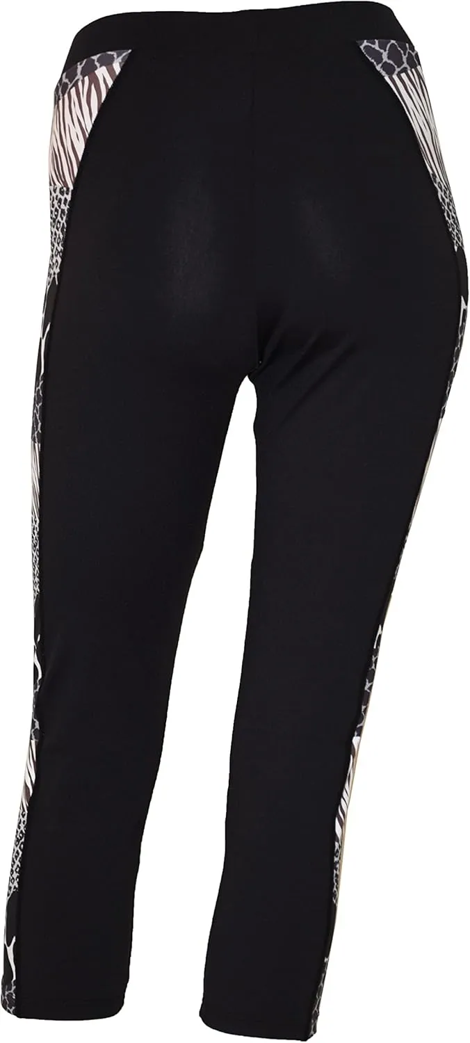 Private Island Sports Women UPF 50  Capri Leggings Swimsuit Pants Beach Bathing Swim Rash Guard Bottom (RLCP)