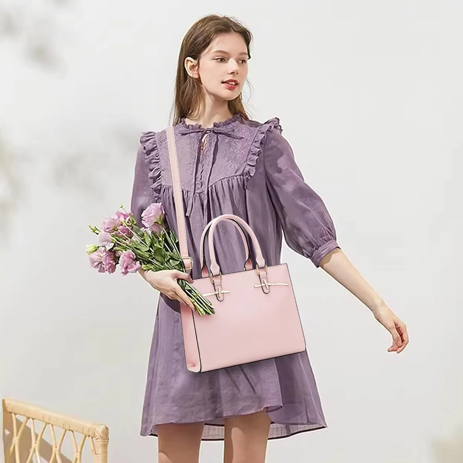 Purses for Women Crossbody Bags for Womens Shoulder Handbags PU Leather Tote Bag Top Handle Purse