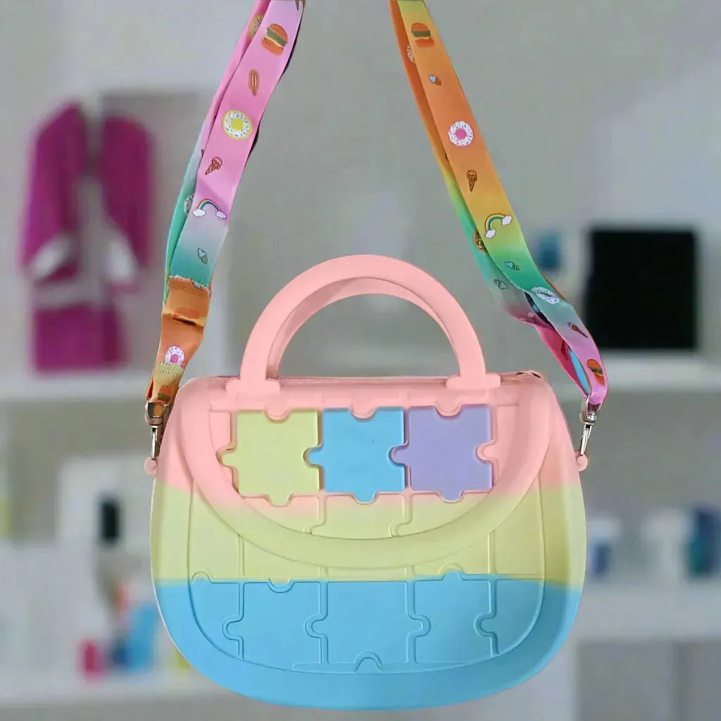 Puzzle Play Silicone Sling Bag