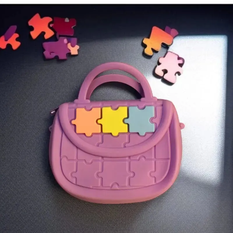 Puzzle Play Silicone Sling Bag