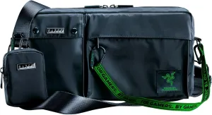 Razer Xanthus Crossbody Bag: Fits Kishi, Steam Deck, Nintendo Switch - Water-Repellent Nylon - Detachable Earphones Mini Pouch - 3 external & 3 internal pockets - Detachable Shoulder Strap
