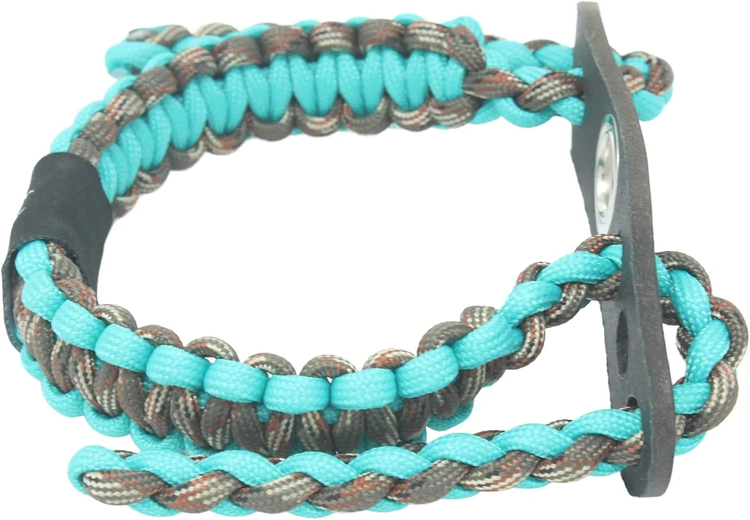 Realtree® Paracord Archery Bow Wrist Sling - 100% Full Grain Leather 550 Paracord
