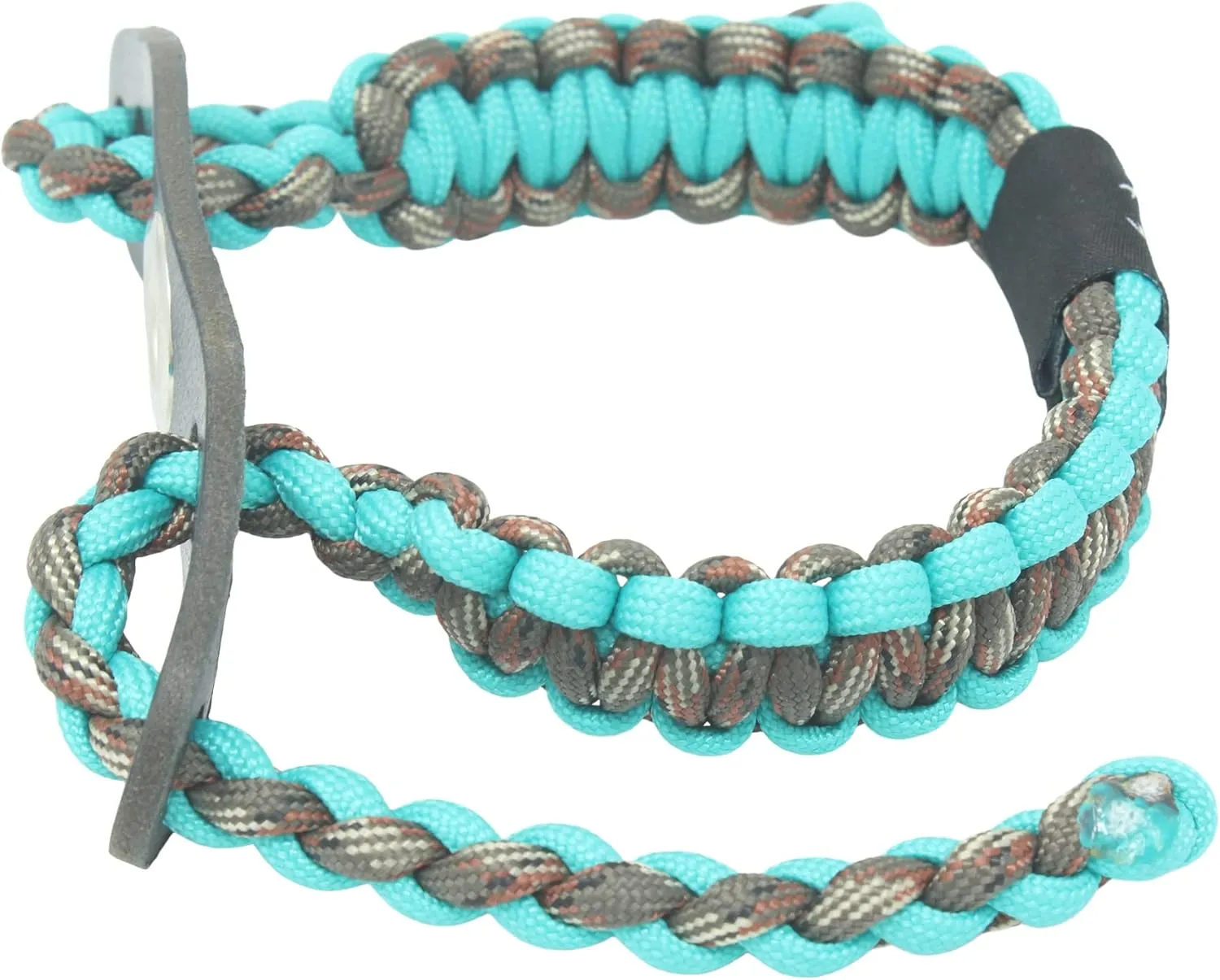 Realtree® Paracord Archery Bow Wrist Sling - 100% Full Grain Leather 550 Paracord
