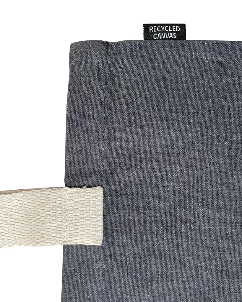 Recycled Canvas Tote Bag With Bottom Gusset - By Piece