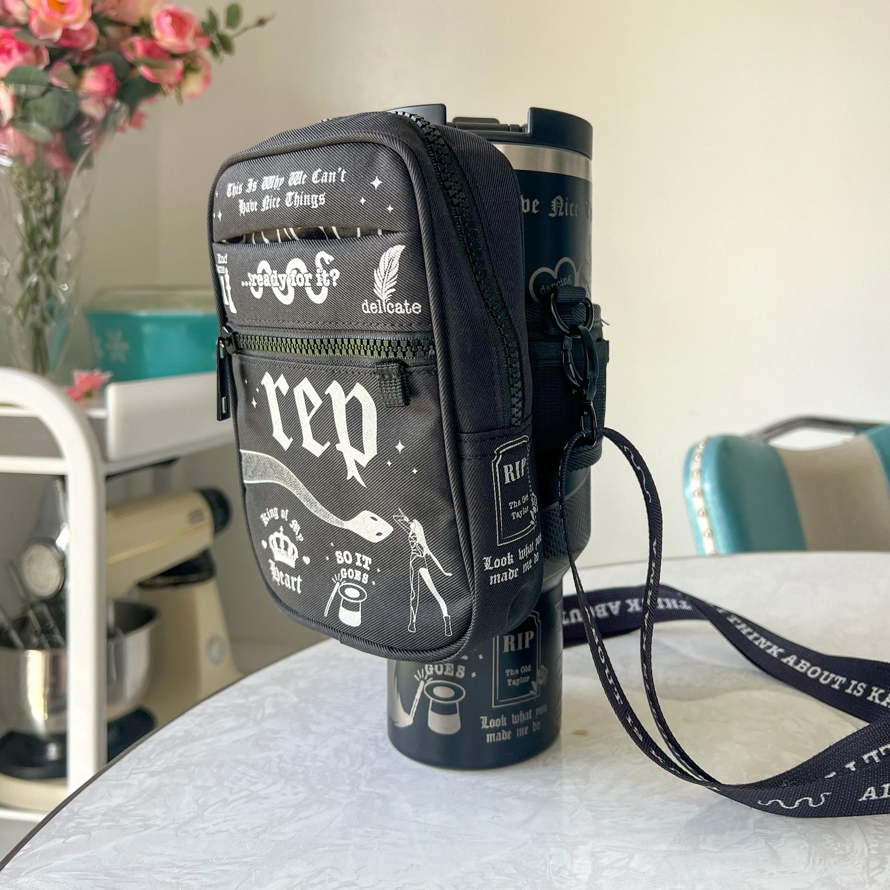 Reputation Crossbody Bag With Tumbler Belt