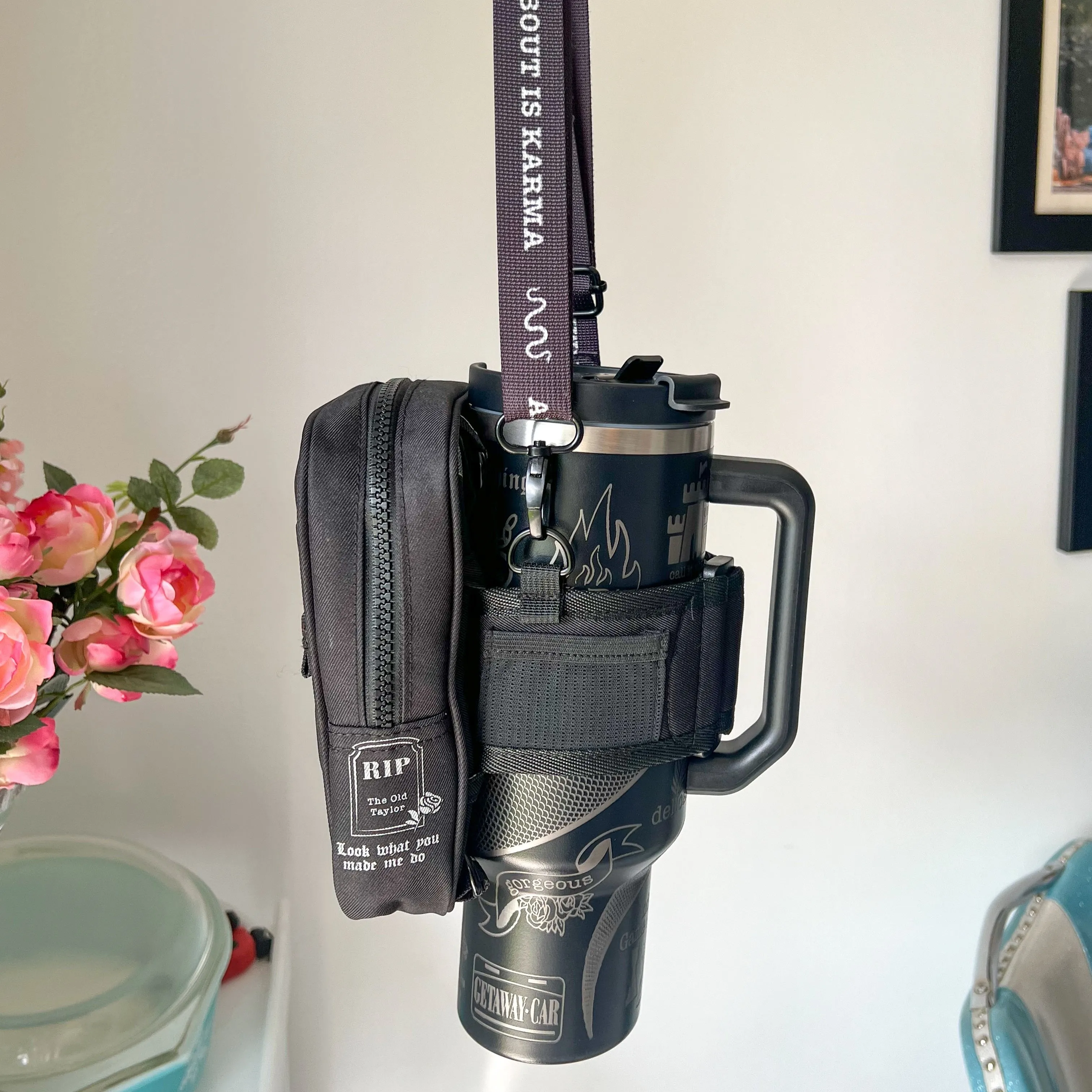 Reputation Crossbody Bag With Tumbler Belt