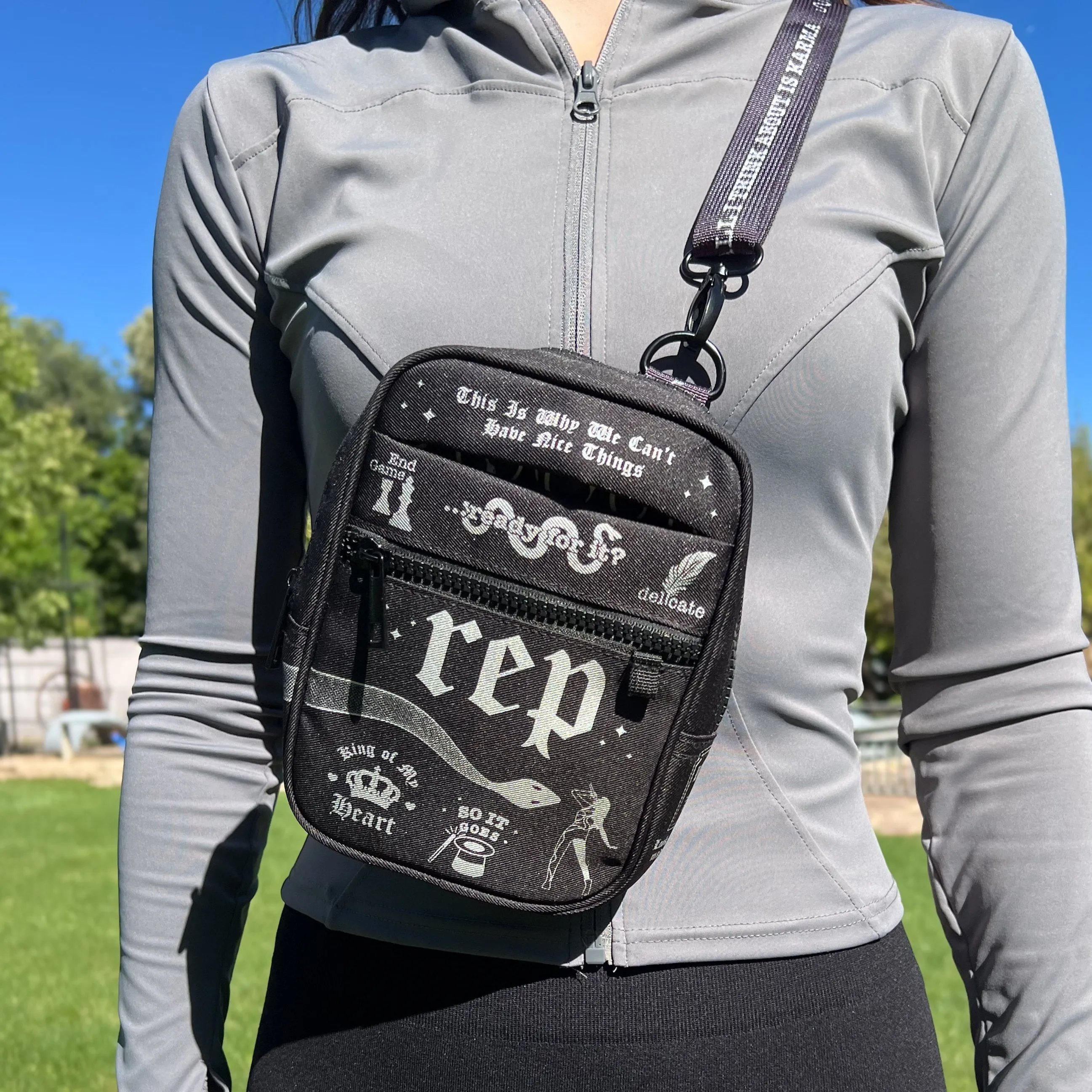 Reputation Crossbody Bag With Tumbler Belt