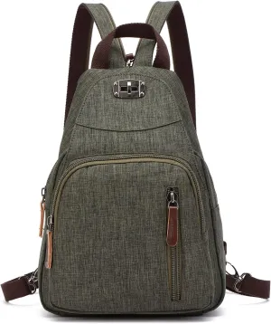 Retro Sling Chest Backpack Multipurpose Crossbody Shoulder Bag