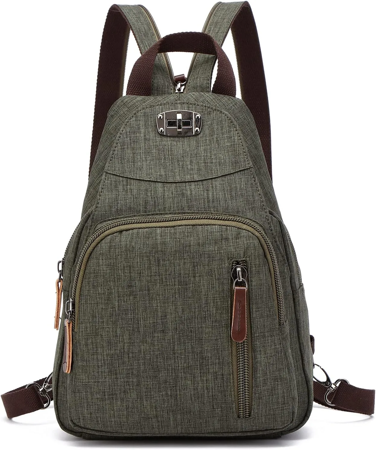 Retro Sling Chest Backpack Multipurpose Crossbody Shoulder Bag