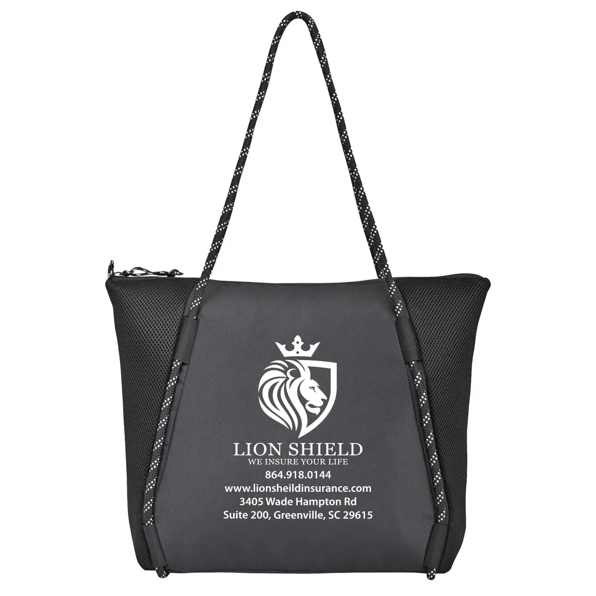 Revive RPET &amp; Mesh Zippered Tote Bag