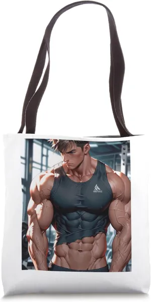 ripped lean athlete abs gym motivation diet inspiration Tote Bag