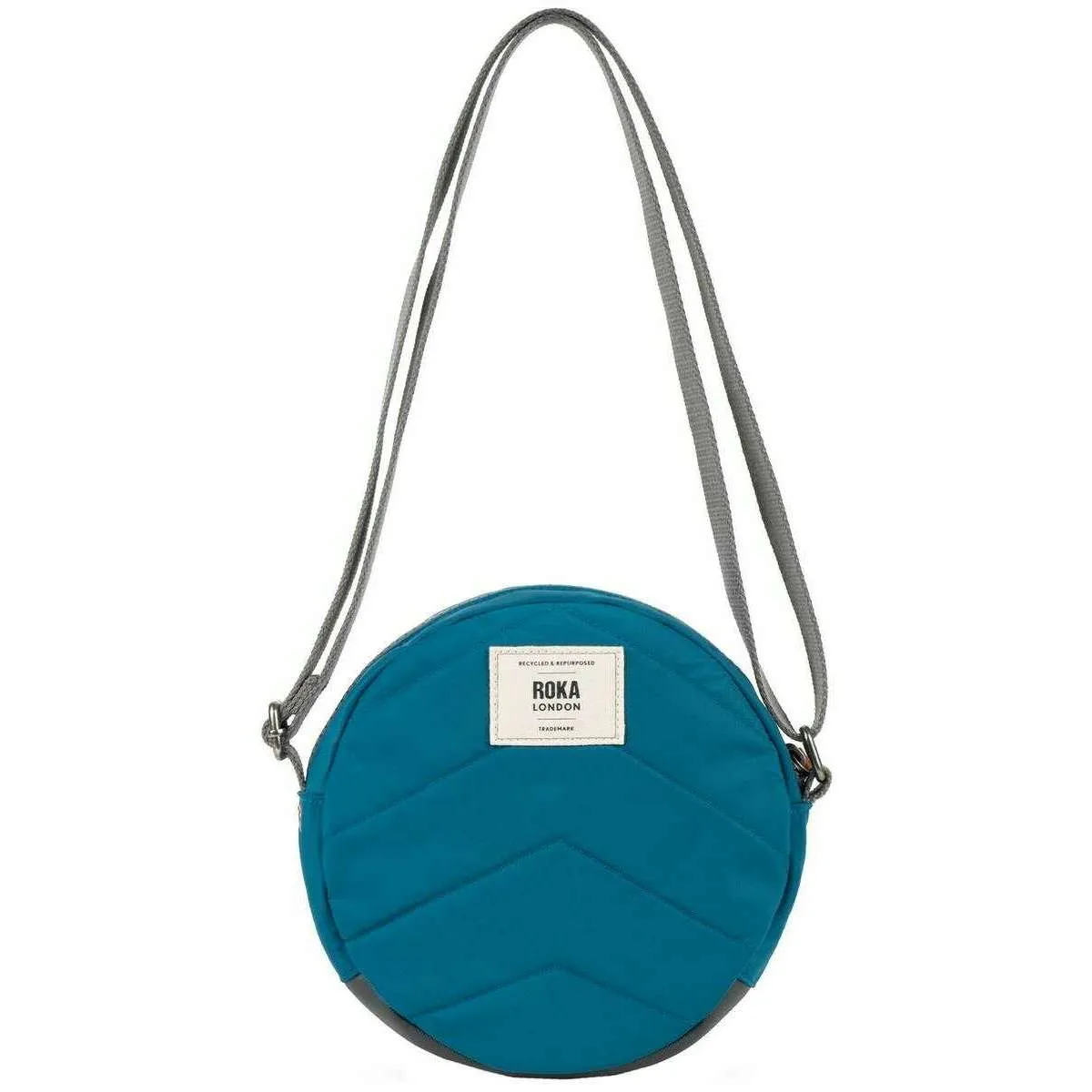 Roka Paddington B Small Recycled Nylon Crossbody Bag - Sapphire Blue