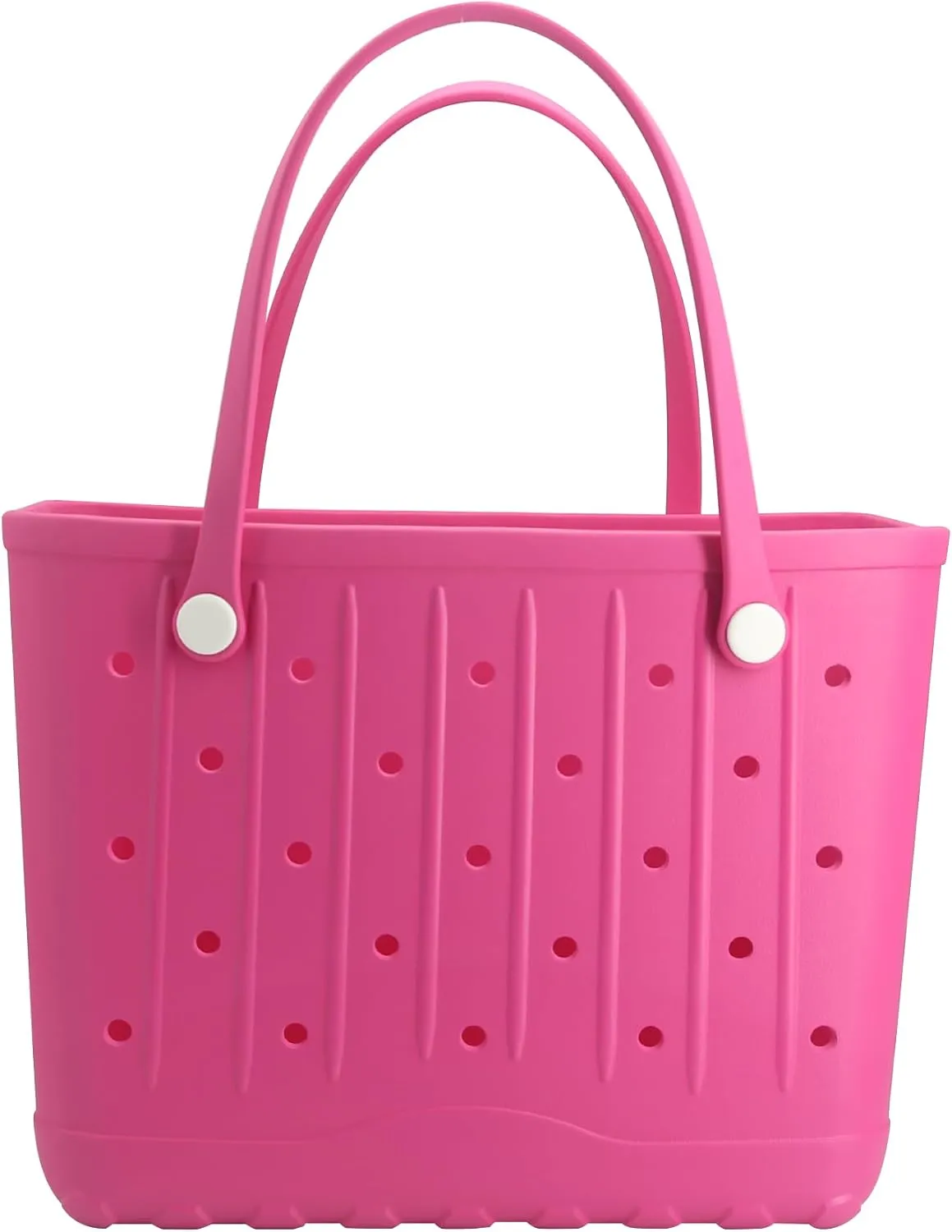 Rubber Beach Tote Bag, Large Waterproof Beach Bag for Pool Boat, Sports, Outdoor Washable Travel Tote Bag