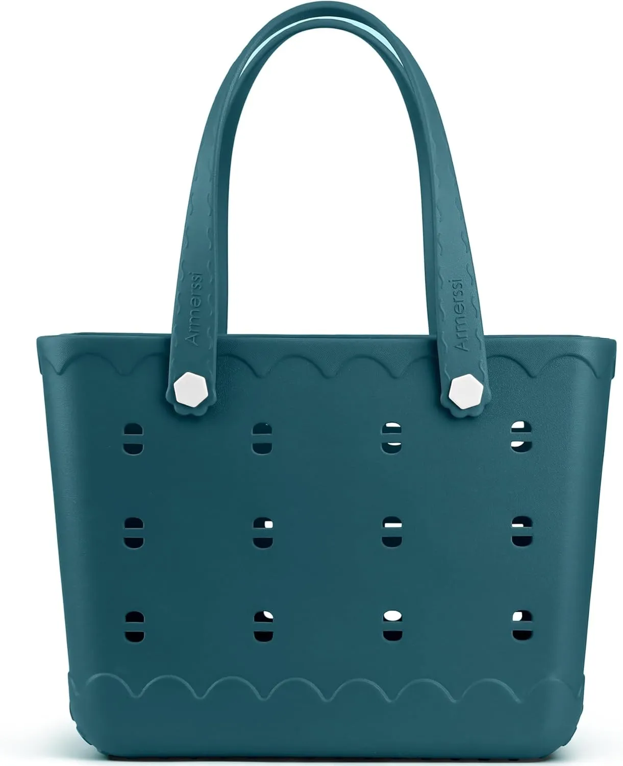 Rubber Beach Tote Bag Waterproof Tip-Proof Outdoor Tote Bag for the Beach Boat Pool Sports