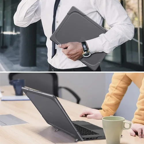 Rugged Protective & Heavy Duty Case Surface Laptop 5 & 4 & 3 15 inch - Clear Grey