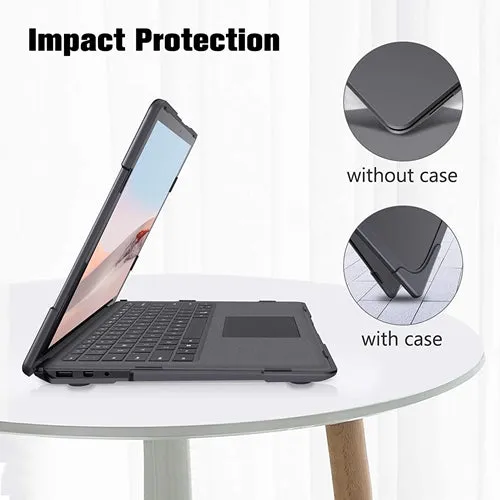 Rugged Protective & Heavy Duty Case Surface Laptop 5 & 4 & 3 15 inch - Clear Grey