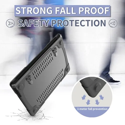 Rugged Protective & Heavy Duty Case Surface Laptop 5 & 4 & 3 15 inch - Clear Grey