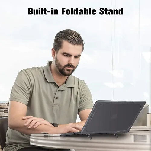 Rugged Protective & Heavy Duty Case Surface Laptop 5 & 4 & 3 15 inch - Clear Grey