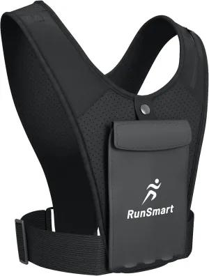 Running Vest Phone Holder for Sports – Adjustable Lightweight Reflective Vest with Secure Pocket for Phone, Keys & Essentials – Perfect for Running, Cycling, Hiking & Outdoor Activities