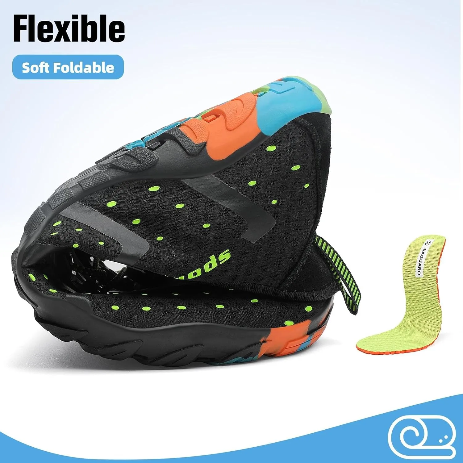 SAGUARO Quick-Dry Water Shoes for Women – Swim Shoes, Beach Shoes, Aqua Shoes with Lightweight, Breathable, Slip-Resistant Design for Pool & Outdoor Use