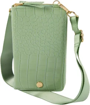 Samantha Brown To-Go Croco Phone Crossbody