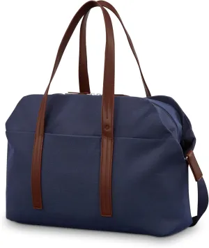 Samsonite Virtuosa Weekender Duffel Overnight Bag with Laptop Computer Sleeve, Navy
