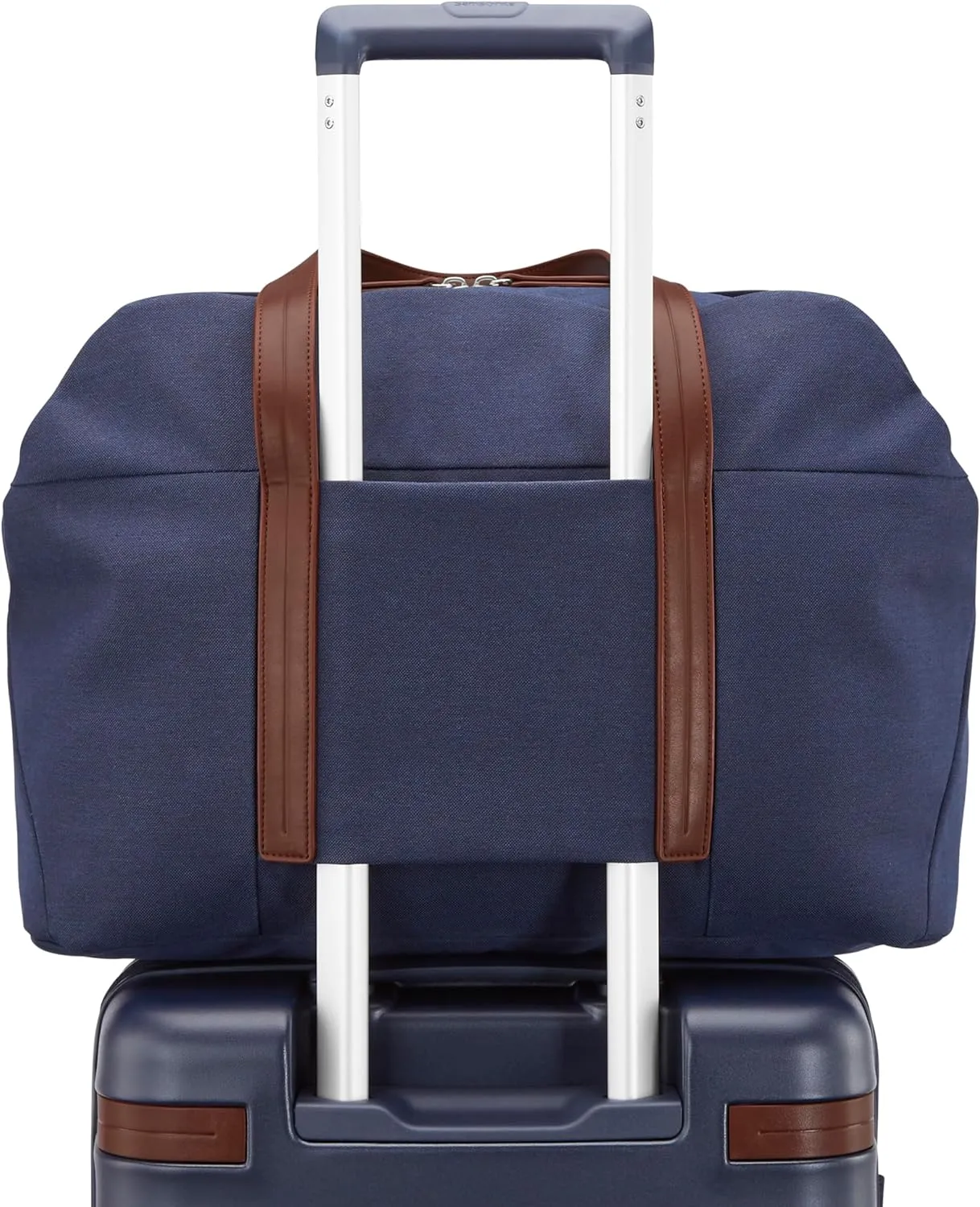 Samsonite Virtuosa Weekender Duffel Overnight Bag with Laptop Computer Sleeve, Navy