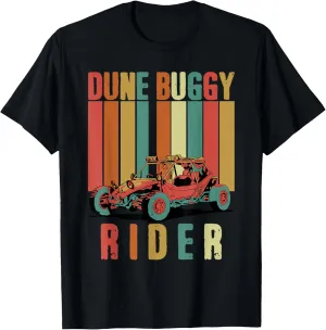 Sand Beach Sand Race Rail Racing Car Vintage Dune Buggy T-Shirt