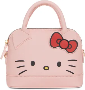 SANRIO Hello Kitty Leather Crossbody Handbag - Girls, Boys, Teens, Adults - Hello Kitty PU Leather Cosplay Crossbody Handbag